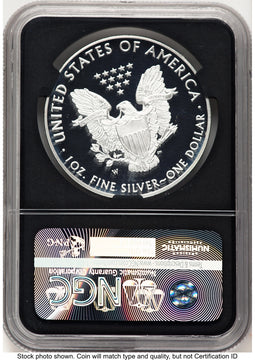 2016-W Proof Silver Eagle 1 oz FDI John NGC PF70 Mercanti