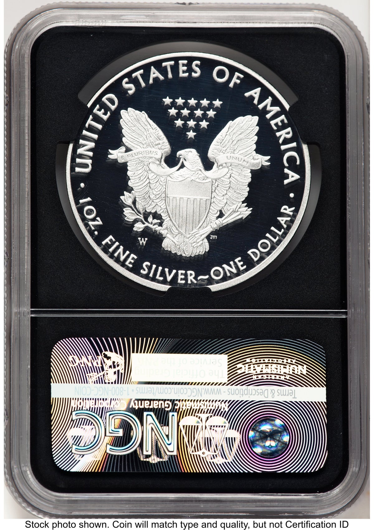 2016-W Proof Silver Eagle 1 oz FDI Elizabeth Jones NGC PF70
