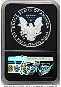 2021-W TY1 Proof Silver Eagle 1 oz FDI John NGC PF70 Mercanti