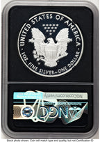 2021-W TY1 Proof Silver Eagle 1 oz FDI John NGC PF70 Mercanti
