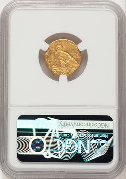 1911 $2.50 Indian Quarter Eagle NGC MS63