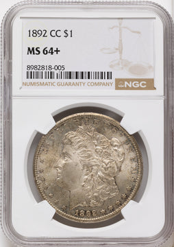 1892-CC Morgan Dollar NGC MS64+