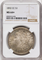 1892-CC Morgan Dollar NGC MS64+