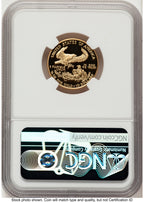 1996-W Proof Gold Eagle 1/4 oz Red Book NGC PF70