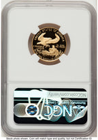 1994-W Proof Gold Eagle 1/4 oz Red Book NGC PF70