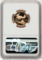 1995-W Proof Gold Eagle 1/4 oz Red Book NGC PF70