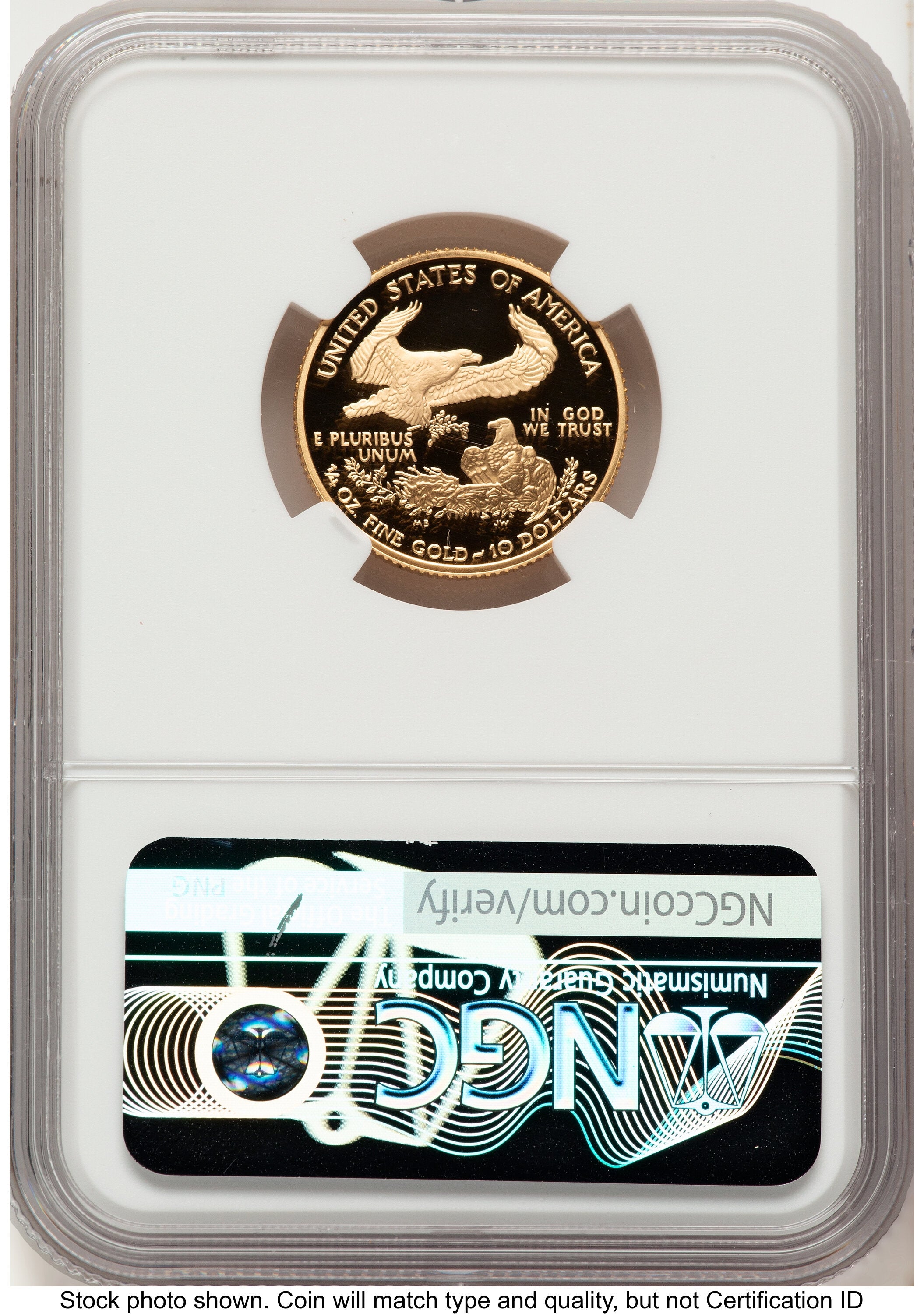 2003-W Proof Gold Eagle 1/4 oz Red Book NGC PF70