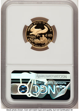 2007-W Proof Gold Eagle 1/4 oz Red Book NGC PF70