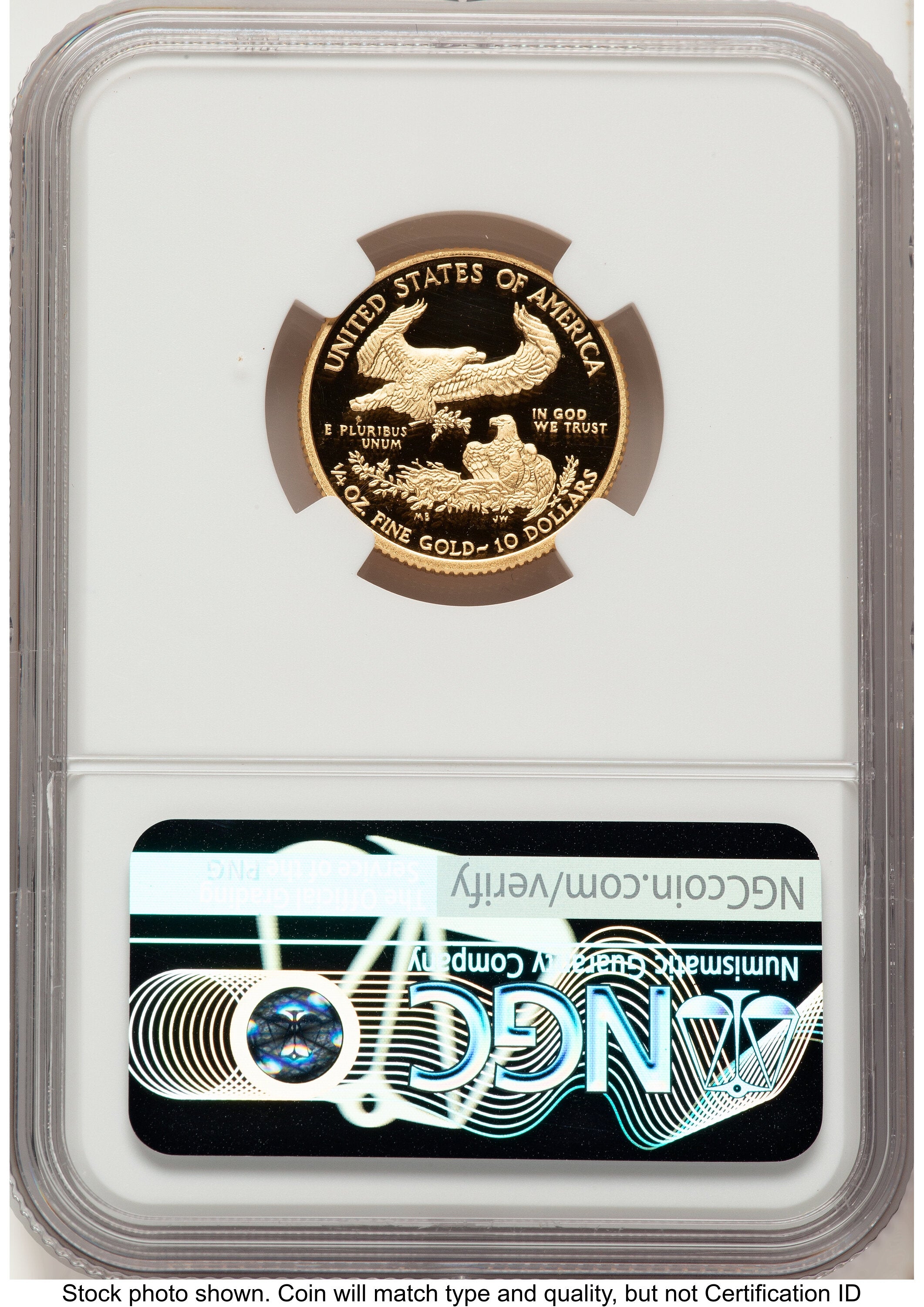 2011-W Proof Gold Eagle 1/4 oz Red Book NGC PF70