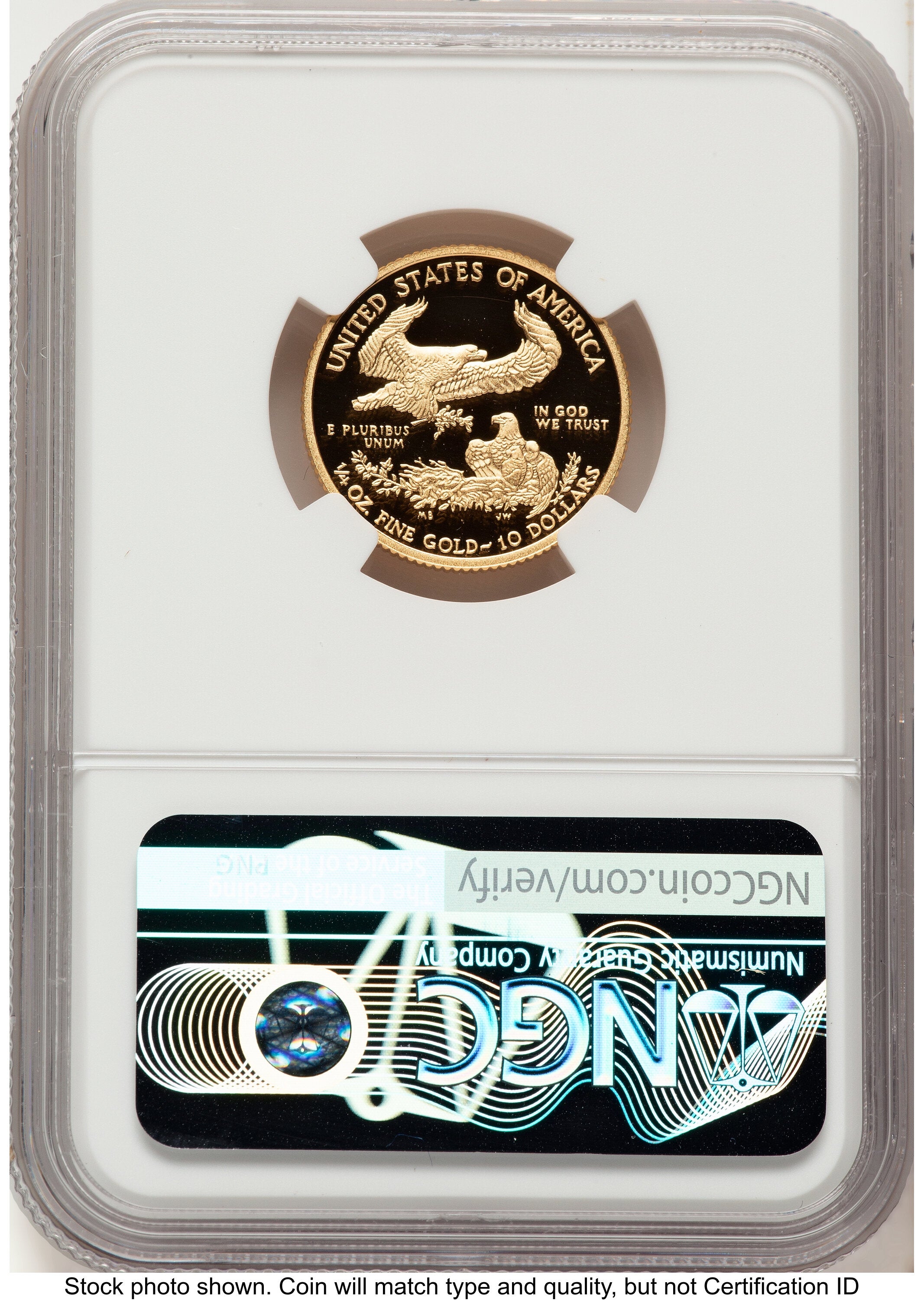 2013-W Proof Gold Eagle 1/4 oz Red Book NGC PF70