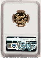 1989-P Proof Gold Eagle 1/4 oz Red Book NGC PF70