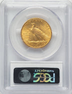 1908 $10 MOTTO Blue Gradient Indian Eagle PCGS MS64