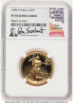 1990-P Proof Gold Eagle 1/2 oz Don Everhart NGC PF70