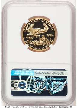 1990-P Proof Gold Eagle 1/2 oz Don Everhart NGC PF70