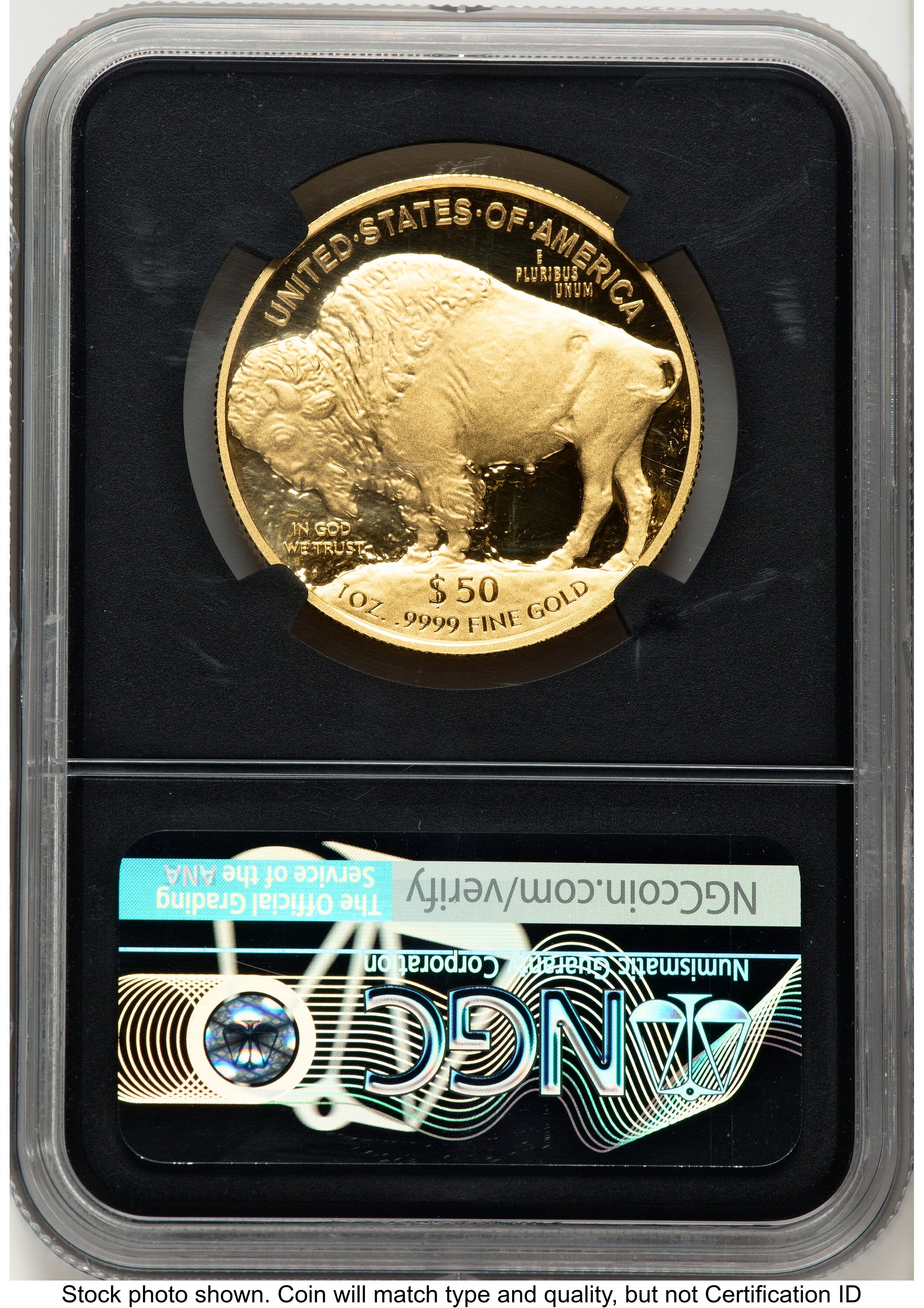 2018-W Proof Gold Buffalo 1 oz Bison Label NGC PF70