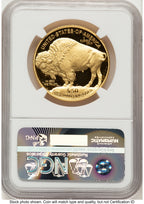 2016-W Proof Gold Buffalo 1 oz FR Blue NGC PF70