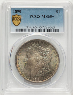 1890 Morgan Dollar PCGS MS65+