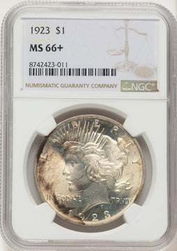 1923 Peace Dollar NGC MS66+