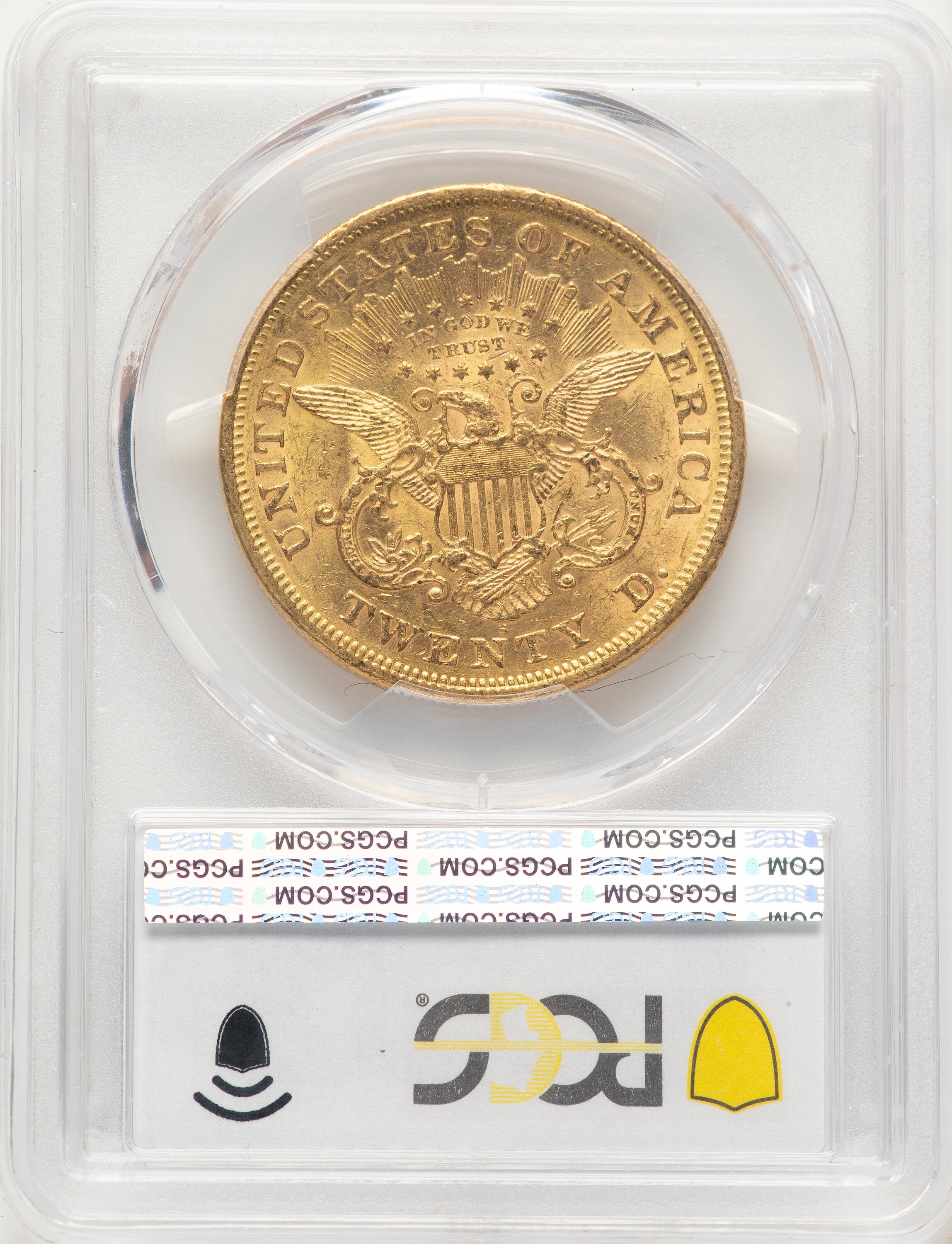 1873-S $20 Closed 3 Liberty Double Eagle PCGS MS61 | LCR Coin