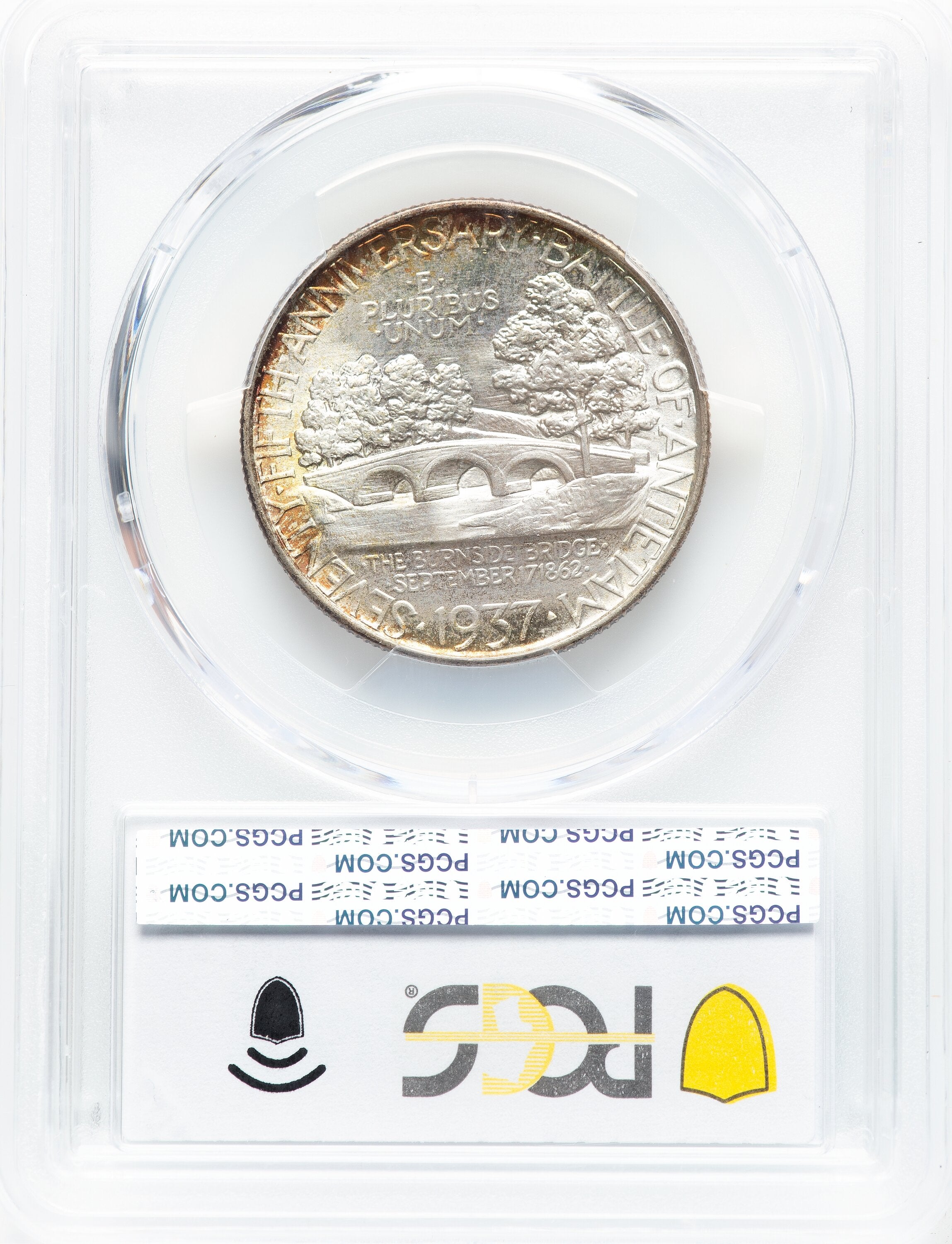1937 50C Antietam CAC Commemorative Silver PCGS MS67+
