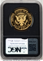 2014-W 50C Gold JFK 50th Anniversary /David J Ryder Mint Director's Series Proof Kennedy Half Dollar NGC PR70 Ed Moy