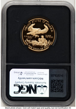 2021-W Type 1 Proof Gold Eagle 1/2 oz David J Ryder TBE Label NGC PF70