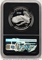 2022-W Proof Platinum Eagle 1 oz FDI Anna Cabral NGC PF70
