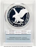 2023-W Proof Silver Eagle 1 oz FS Flag PCGS PR70