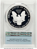 2020-W Proof Silver Eagle Congratulations Set 1 oz FS Flag PCGS PR70