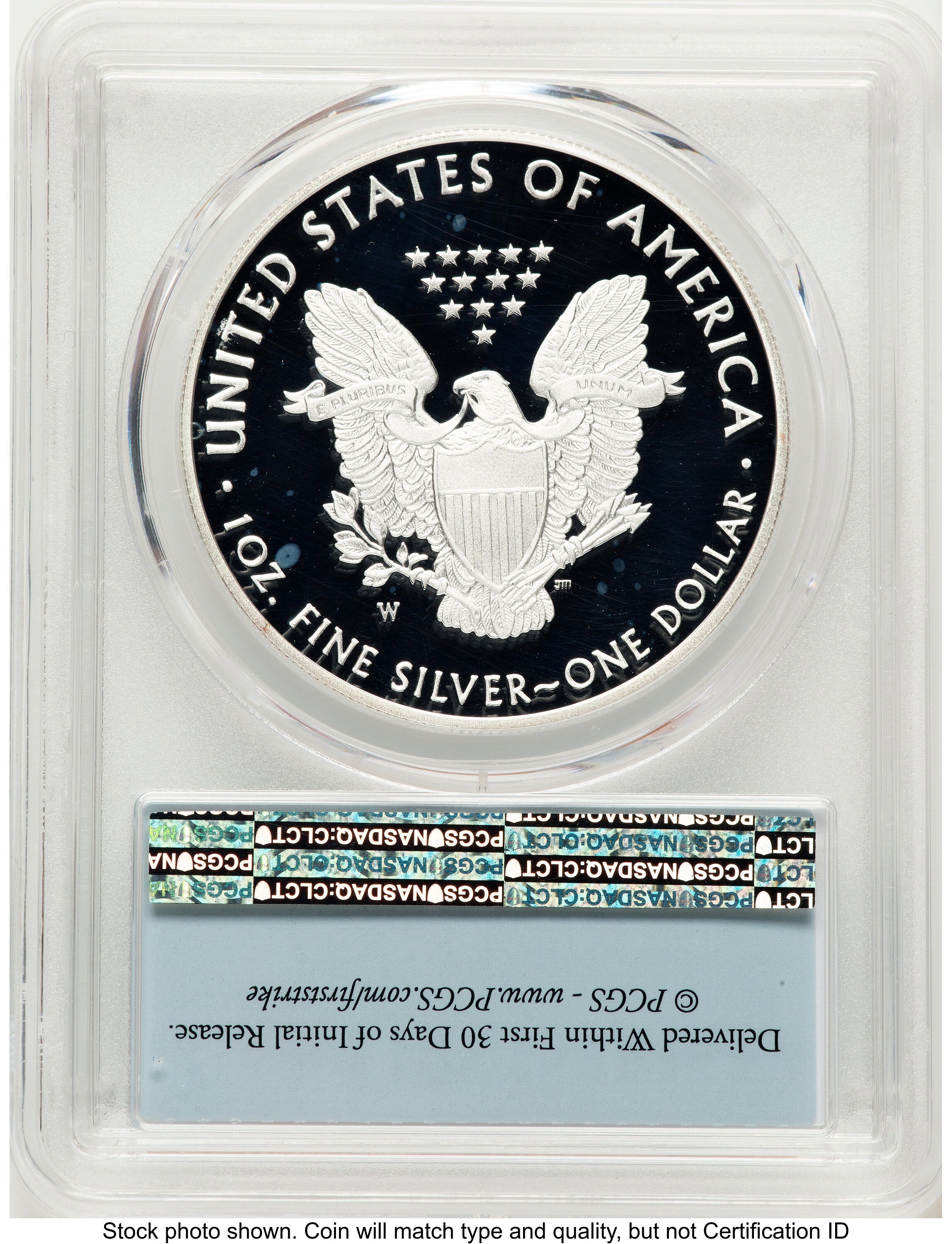 2020-W Proof Silver Eagle Congratulations Set 1 oz FS Flag PCGS PR70