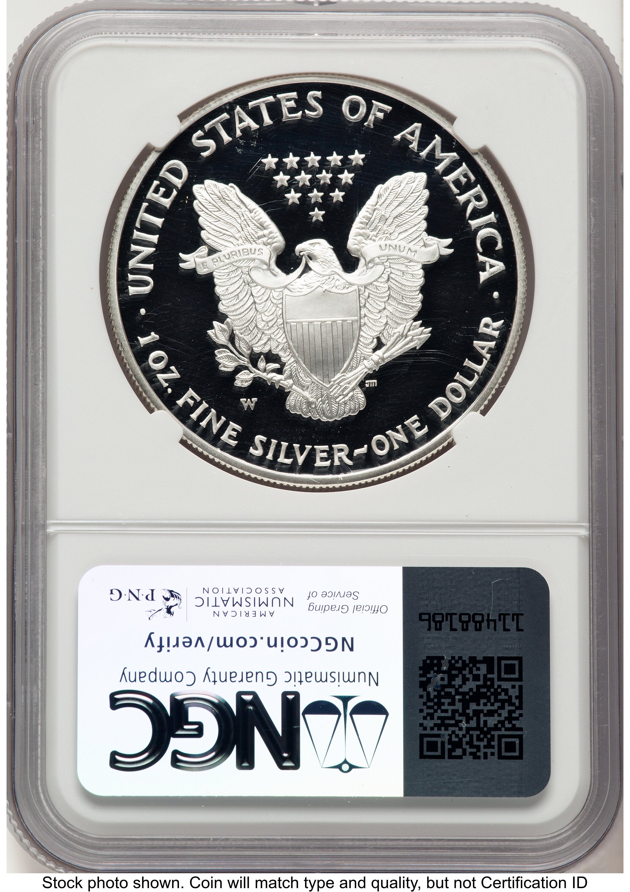 2002-W Proof Silver Eagle 1 oz John NGC PF70 Mercanti