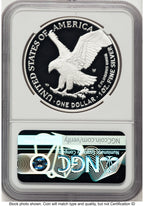 2022-W Proof Silver Eagle 1 oz NGC PF70 Ed Moy
