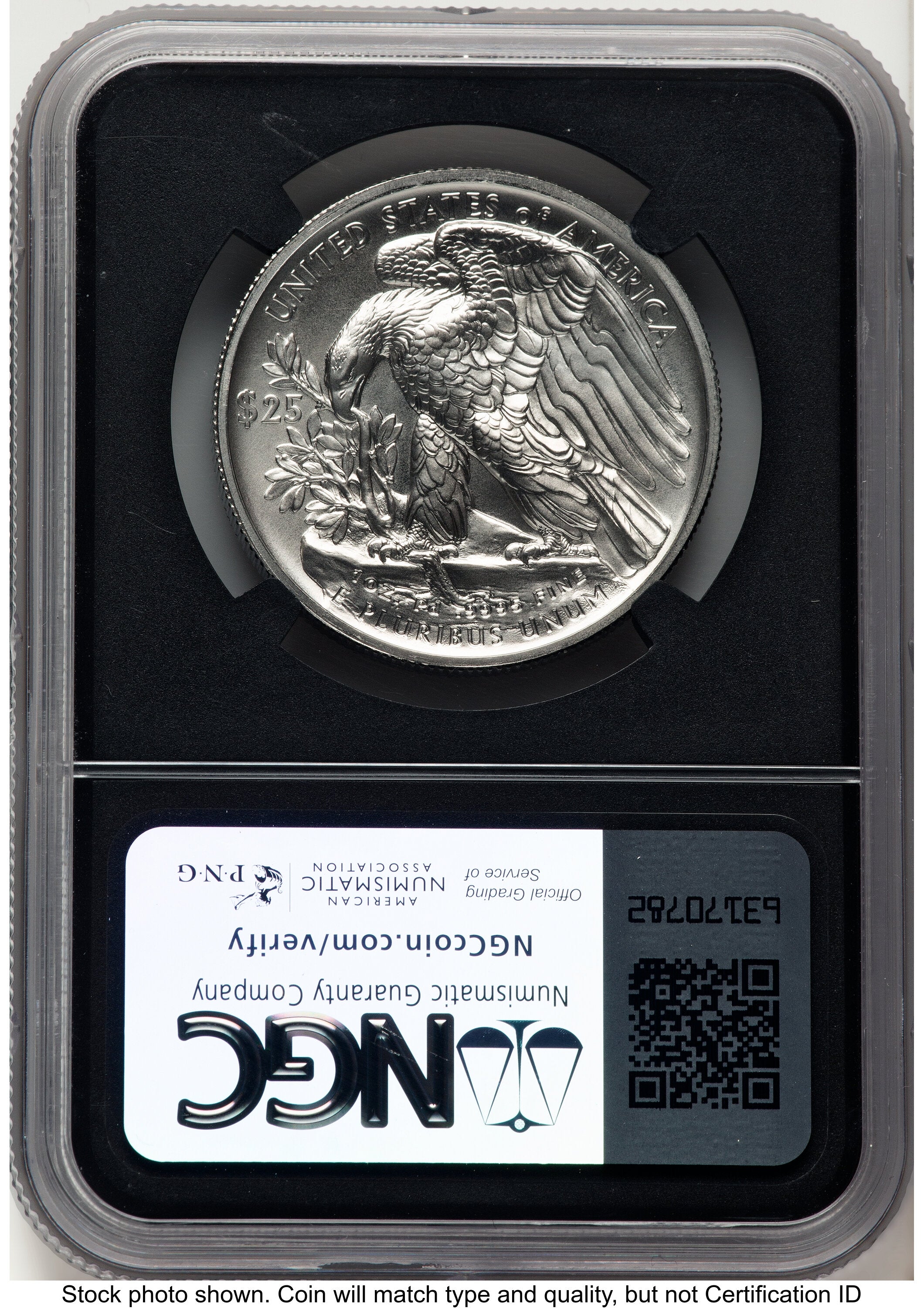 2017 Palladium Eagle 1 oz ER Miles Standish NGC MS70
