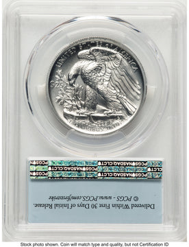 2020-W Palladium Eagle 1 oz Burnished FS Flag PCGS MS70