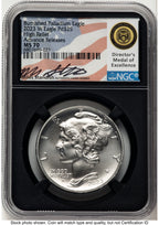 2023-W Palladium Eagle 1 oz Burnished AR Miles Standish NGC MS70