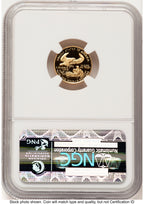1989-P Proof Gold Eagle 1/10 oz Brown Label NGC PF70
