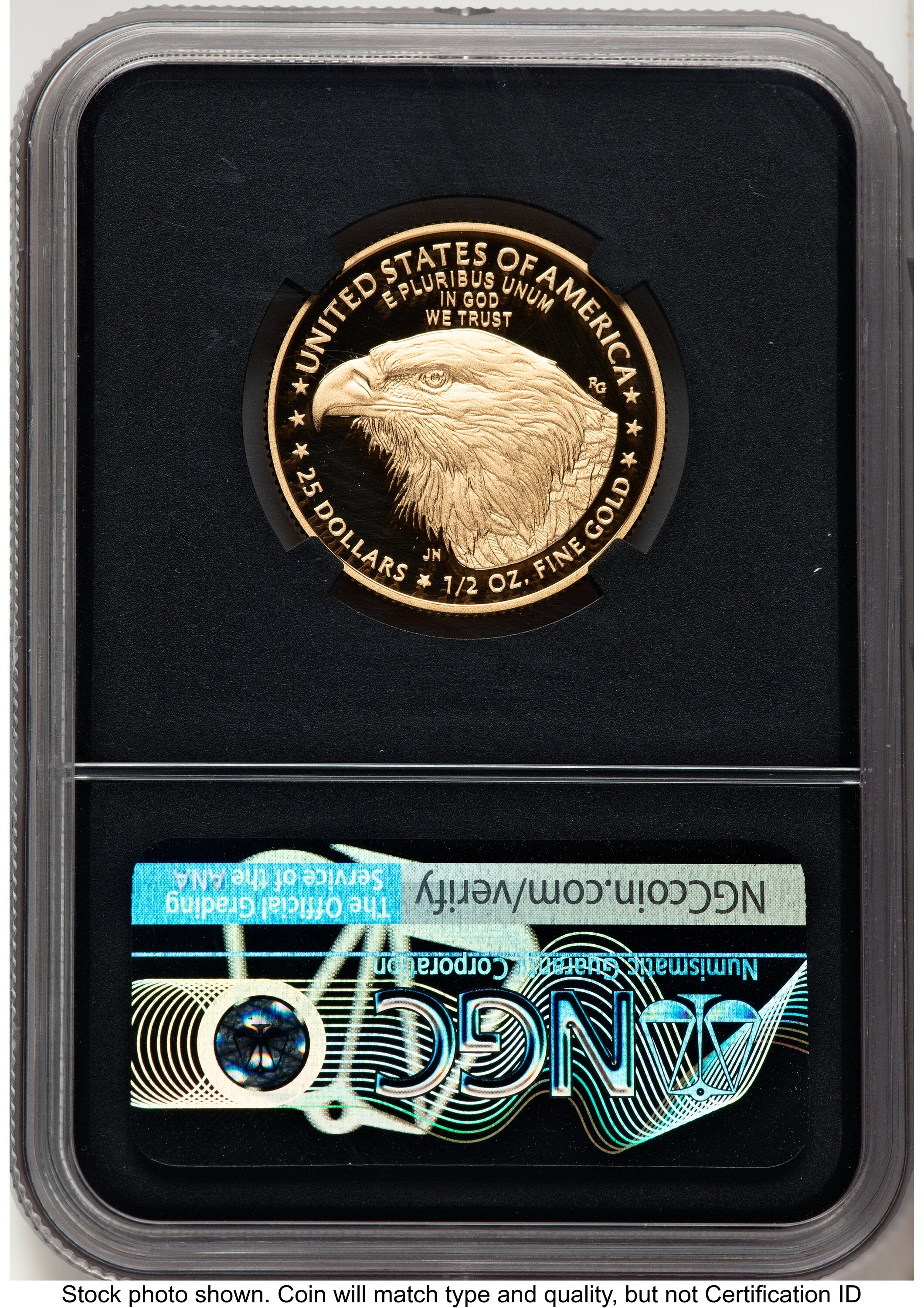 2023-W Proof Gold Eagle 1/2 oz Miles Standish NGC PF70