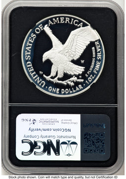 2025-W Proof Silver Eagle 1 oz ER /David J Ryder Mint Director's Series NGC PF70 Ed Moy