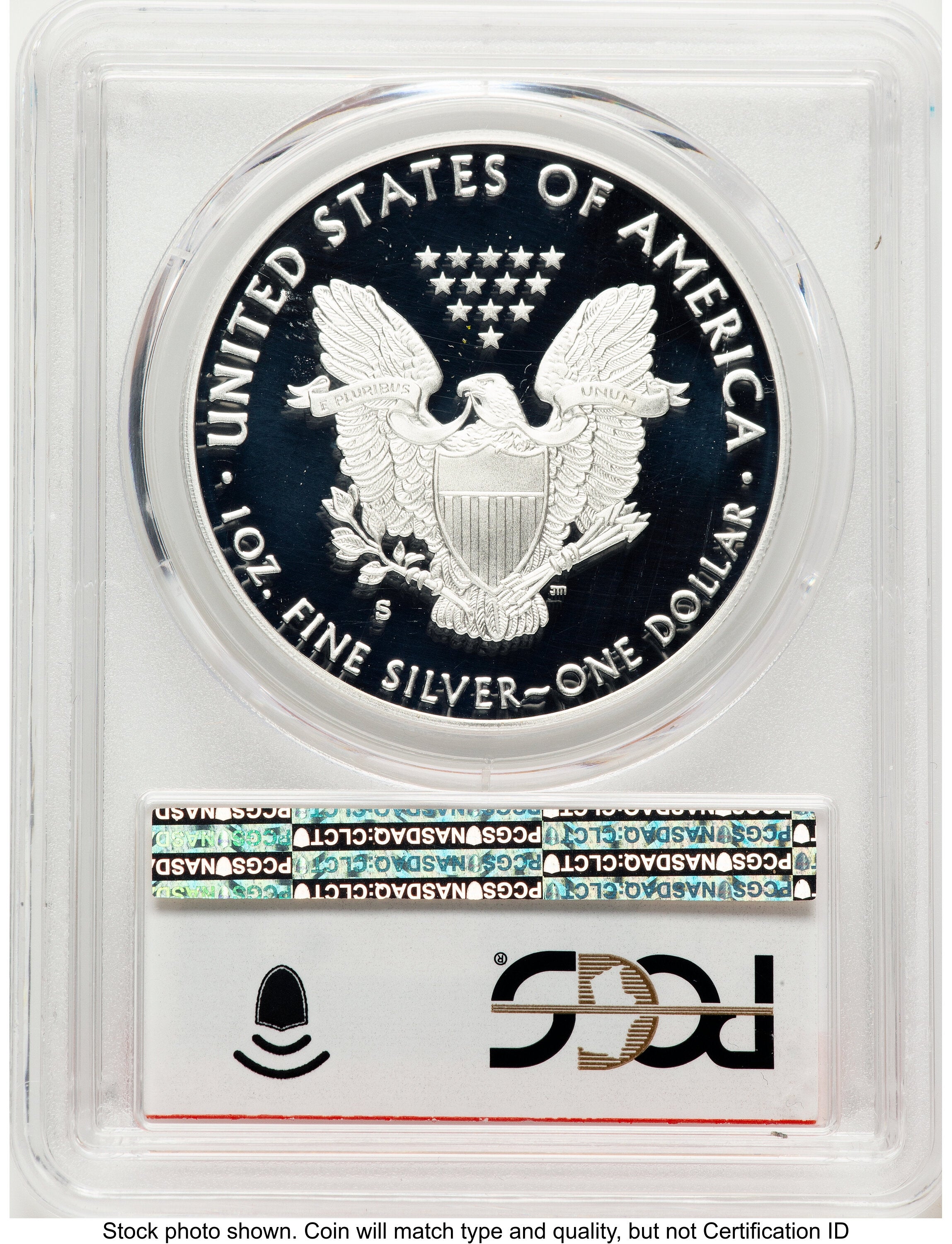 2020-S Proof Silver Eagle 1 oz FDI Struck at San Francisco Mint PCGS PR70