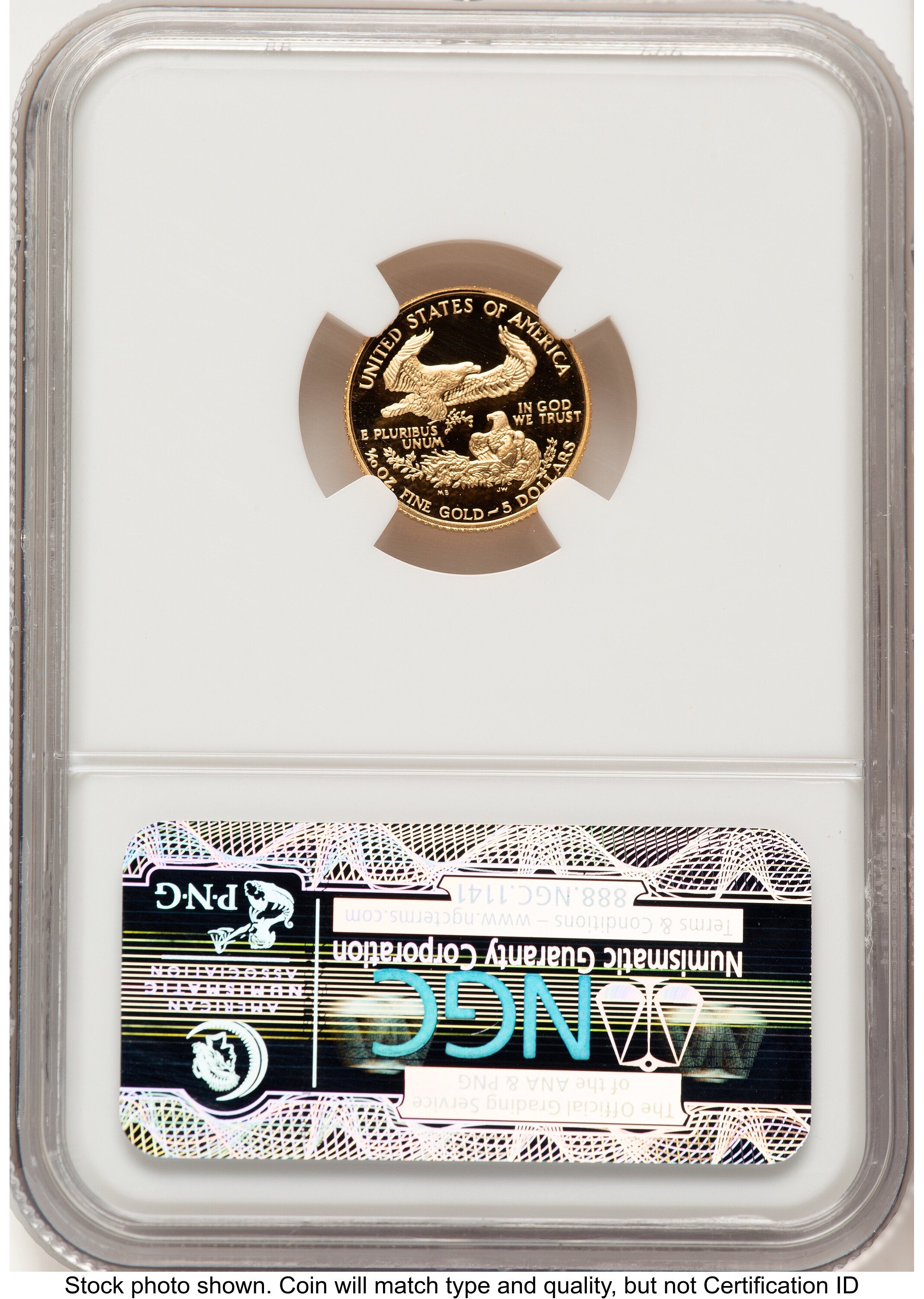 1988-P Proof Gold Eagle 1/10 oz Brown Label NGC PF70 | LCR Coin