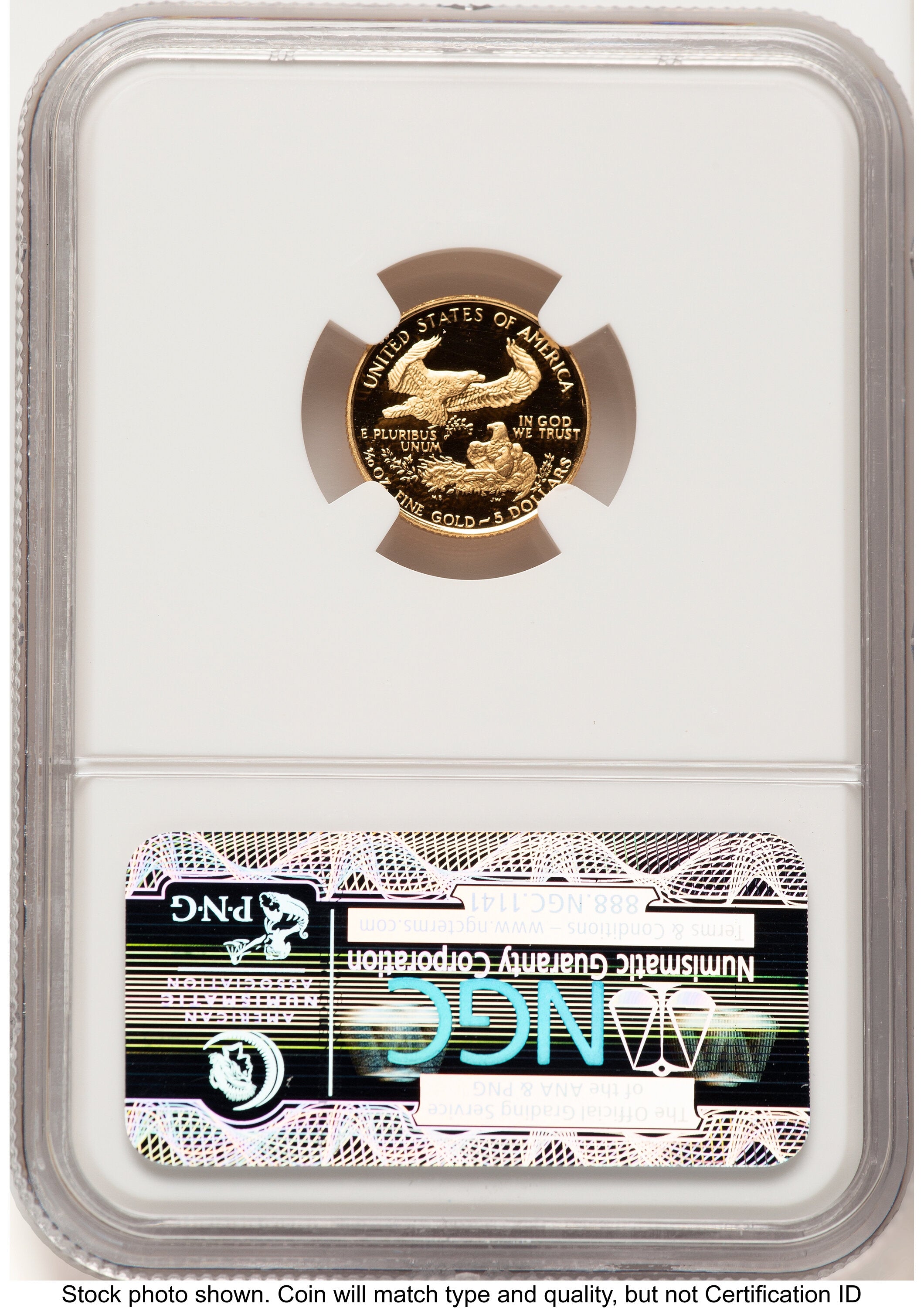 1989-P Proof Gold Eagle 1/10 oz Brown Label NGC PF70 | LCR Coin