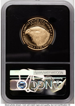 2021-W Type 2 Proof Gold Eagle 1/2 oz FDI Jennie Eagle Flag NGC PF70 Norris