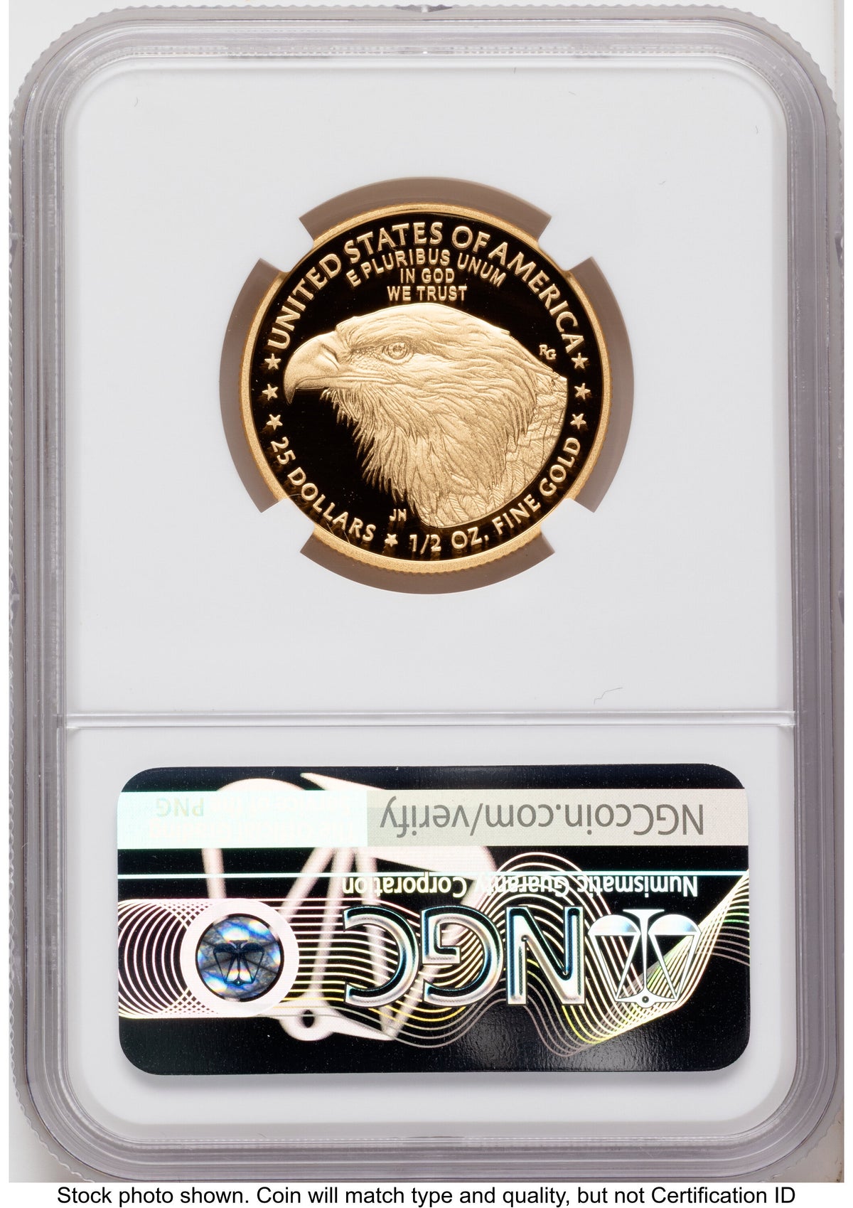 2022-W Proof Gold Eagle 1/2 oz FDI Mike Castle NGC PF70
