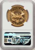 1872 $20 PL Brown Label Liberty Double Eagle NGC MS61+