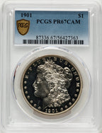 1901 CA Proof Morgan Dollar PCGS PR67