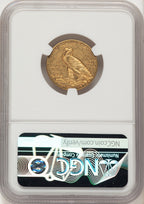 1911-D $5 Indian Half Eagle NGC AU58