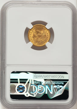 1907 $2.50 Liberty Quarter Eagle NGC MS67