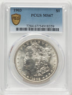 1903 Morgan Dollar PCGS MS67