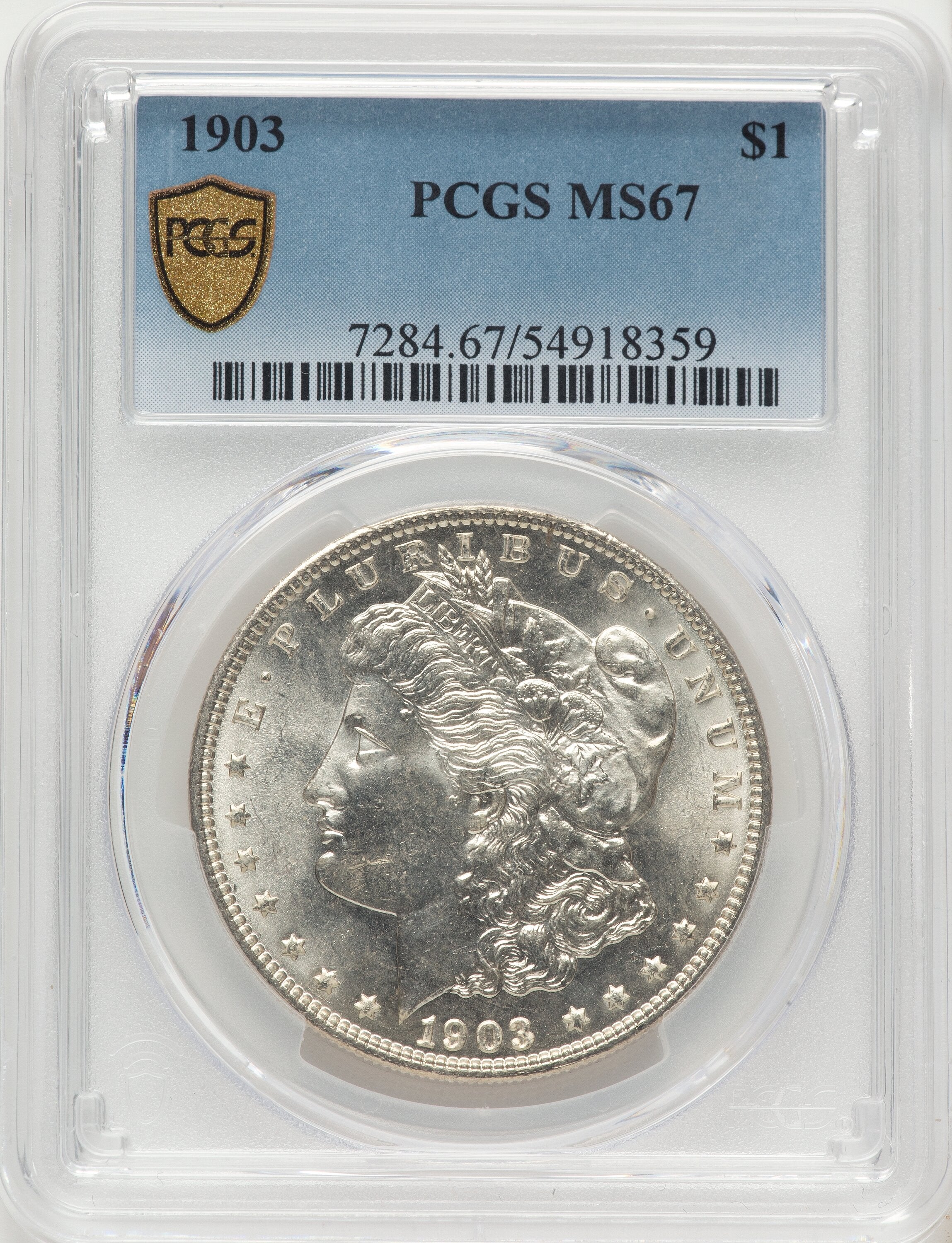 1903 Morgan Dollar PCGS MS67