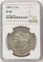 1889-CC Morgan Dollar NGC XF40